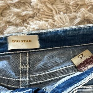Big Star liv Blue Jeans with Classic Contrast Stitching